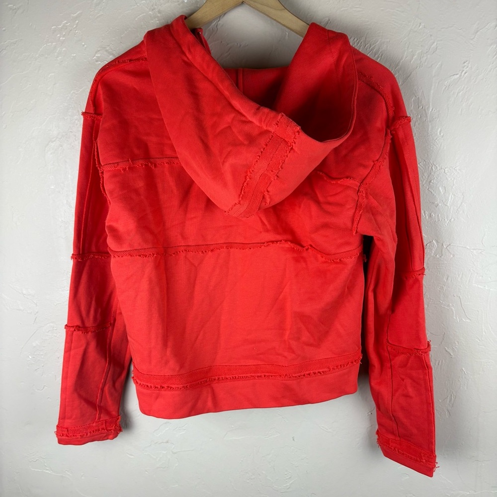 Born Primitive The Stitch Cropped Hoodie Sweatshirt Orange Women’s size small - Picture 9 of 13